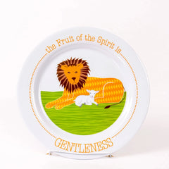 Fruit-Full Kids Plate - Gentleness Puppy Plate