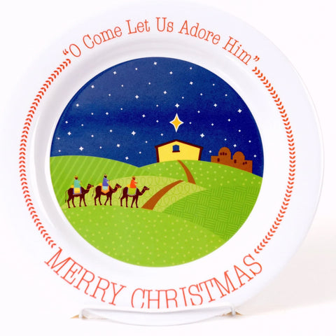 Fruit-Full Kids Plate - Christmas Wisemen