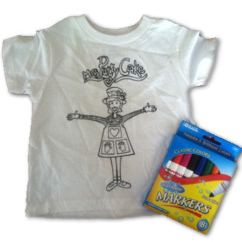 Coloring T-Shirt + Washable Markers